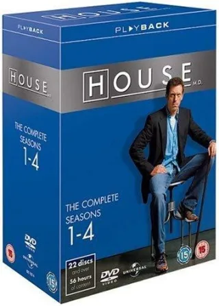House - Seasons 1-4 [UK-Import] [DVD]