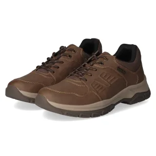 Rieker Schnürschuhe  Braun - Gr. 41 -  Textil