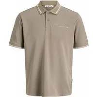 Jack & Jones Poloshirt JCOFUSION PIQUE MESH COLLAR POLO SS Baumwollmischung, regular fit