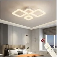 Eurohandisplay LED Deckenleuchte LED Deckenlampe Lampe Fernbedienung Lichtfarbe/Helligkeit einstellbar, LED fest integriert, Einstellbar, Mit Fernbedienung Lichtfarbe und Helligkeit einstellbar