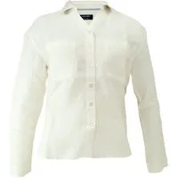 Saint James Langarmbluse 0524 Damen Bluse klassisch Charlene Ml aus Leinen