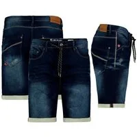 Urban Surface Bermudas Herren Jogging Shorts Freizeit Bermuda kurze Hose Jeans Sweat Denim