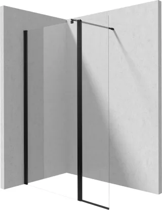 Neuesbad MOVABLE PANEL WALK-IN Schwarz NB1DEKTSXN72P1