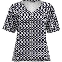 FRANK WALDER T-Shirt mit Allover-Print