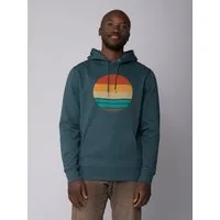 wat? Apparel Hoodie Retro Sunset Ocean
