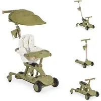 Byox Cityroller Kinderroller Cornet 6 in 1, Multifunktionsroller Rutscher Musik Becherhalter
