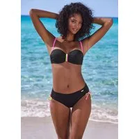 Buffalo Bügel-Bandeau-Bikini-Top Pop, Mit kontrastfarbigen Trägern