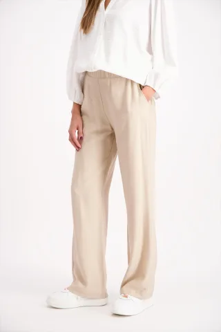 signe nature - Hose unifarben beige - Gr. - 40