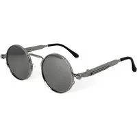 salazar.plus Sonnenbrille Rund Cyberpunk Unisex 4 Farben Damen Herren Brille Retro Runde Cyberpunk Sonnenbrille UV400 Cat.3 – leicht, unisex, 4 Farben
