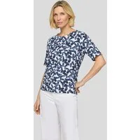 Rabe Rundhalsshirt mit Allover-Muster