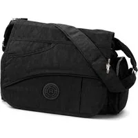 BAG STREET Umhängetasche Bag Street Damenhandtasche Umhängetasche (Umhängetasche), Jugend, Damen Umhängetasche Nylon, schwarz ca. 32cm x ca. 20cm
