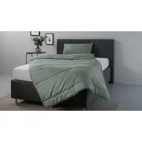 OTTO home Microfaserbettdecke Clarra, Bettdecke 135x200 cm, 155x220 cm, 200x200 cm, Füllung: Polyester, Bezug: Polyester, Bettdecken in grün & grau, Sommer, Winter, 4 Jahreszeiten, Decke