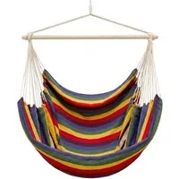 AMANKA Hängestuhl für 2 Personen: XXL Outdoor Hängesessel bis 150 kg - Garten und Balkon, 185 x 130 cm Hängesitz für Kinder und Erwachsene - 360° Relaxsessel