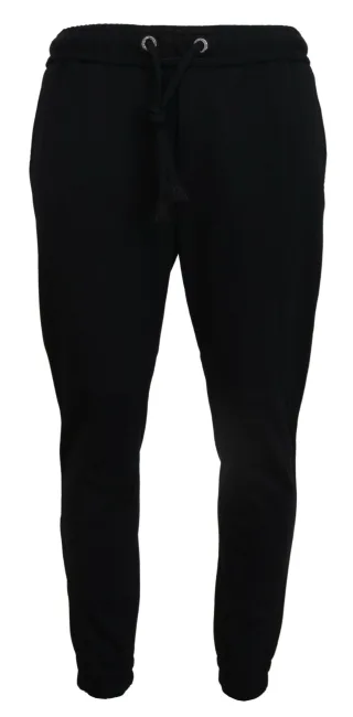 Jogger in Solid Schwarz