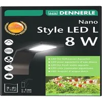 DENNERLE LED Aquariumleuchte Dennerle Nano Style LED L 8 W Aquarium Außen Lampe Aufsteckleuchte
