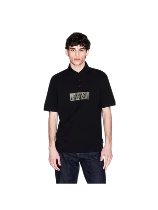 Armani Exchange Herren-Polohemd mit Aufnäher