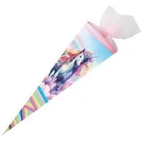 Nestler Schultüte Nestler Schultüte Sweet Unicorn 50cm mit Tüllverschluss