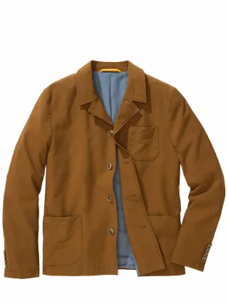 Mey & Edlich Herren Safari-Shacket Gelb 60 % Lyocell, 38 % Baumwolle, 2 % Elasthan