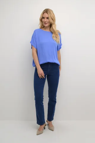 Ärmellose Bluse Loose fit Ultramarine blue