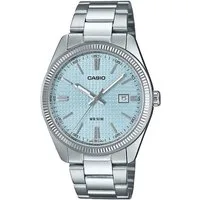 CASIO TIMELESS COLLECTION Quarzuhr MTP-1302PE-2AVEF, Armbanduhr, Damenuhr, Herrenuhr, Edelstahlarmband, analog, Tag
