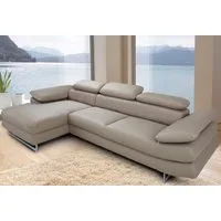 COTTA Ecksofa Solution L-Form, mit Arm- & Kopfteilverstellung, wahlweise mit Bettfunktion
