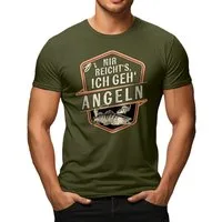RAHMENLOS® T-Shirt für Angler: Mir reicht's, ich geh angeln