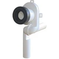 Aloni Siphon Urinal Universal, horizontal und vertikal einstellbar aus Kunststoff, (1-tlg., Horizontal / Vertikal verstellbar), mit Geruchsverschluss, für private & gewerbliche Sanitärinstallation