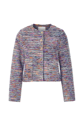 Rich & Royal - Hooded Bouclé Jacket original - Gr. - M