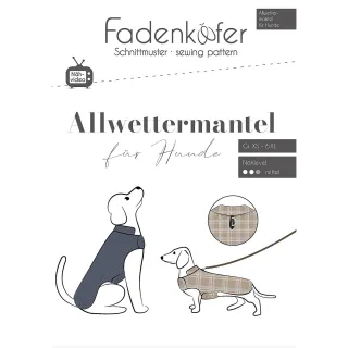 Fadenkäfer Schnitt "Allwettermantel für Hunde"