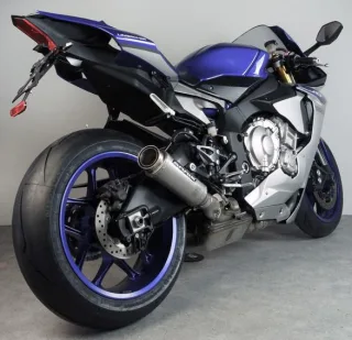 Sport Auspuff Bodis GPC-RS II FULL TITAN Yamaha MT-10 / SP &amp; FZ-10 Typ:RN45 Bj. 2016-2019 EURO-4 ABE