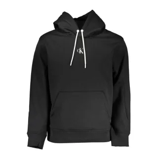 Ckj Monogram Hoodie Schwarz