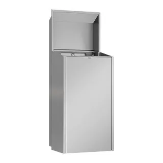 KWC Aquarotter Abfallbehälter, EXOS, Edelstahl, Unterputz, 304x790x251 mm, 30l, 2030034628 2030034628