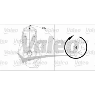 Valeo Starter VW Golf 1 2 1,8
