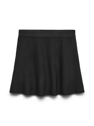 VERO MODA - VMELLY NW SKATER SKIRT BOO Black - Gr. - L
