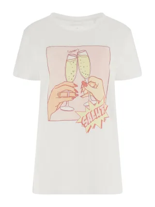 Guess - SS CLINK EASY TEE Pure White - Gr. - L