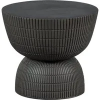 WOOOD Couchtisch Samson, runde Form, aus Fibreclay, Höhe 44 cm