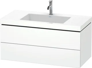Duravit L-Cube c-bonded Set wandhängend Weiß Matt 1000x480x500 mm - LC6928O1818 LC6928O1818