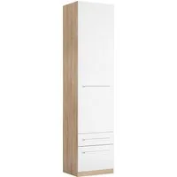 priess Kleiderschrank Schrank Garderobe Wäscheschrank Barcelona in 5 Breiten viel Stauraum, geräumige Schubkästen, mit Spiegel, MADE IN GERMANY