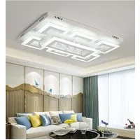 Euroton LED Deckenleuchte LED Deckenleuchte mit Fernbedienung Lichtfarbe/Helligkeit einstellbar, LED fest integriert, mit Fernbedienung warmweiß über neutralweiß bis hin zu kaltweiß stufenlos einstellen, Lichtfarbe und Helligkeit stufenlos einstellba