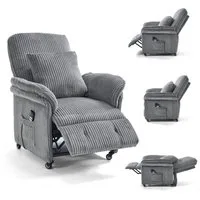 Happy Home Relaxsessel 2 Motoren Elektrischer Relaxsessel, Fernsehsessel mit Liegefunktion