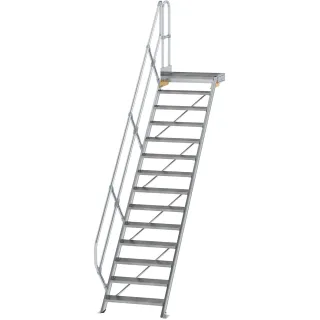 Munk Treppe mit Plattform 45° Stufenbreite 800 mm - 600454