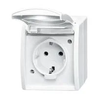 Schutzkontaktsteckdose CEE 7/3 Typ F 20 EWN-54 weiß, Retail