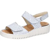 Waldläufer H-Willow Keilsandalette Sommerschuh, Sandale, Klettschuh mit Kork-Fußbett, Weite H