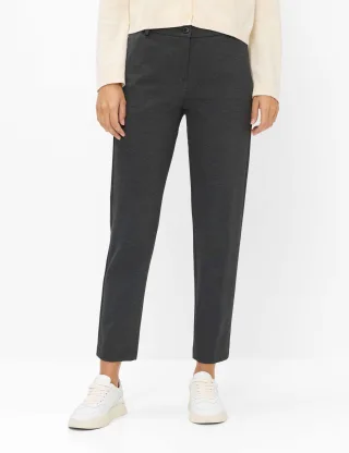 Brax Damen Chino Style MARON S SMOKE GREY Dunkelgrau Anthrazit, dunkelgrau - anthrazit, Gr. 34K