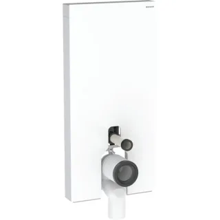 Geberit Monolith Sanitärmodul für Stand-WC 101 cm Glas weiß, 131003SI5 131003SI5