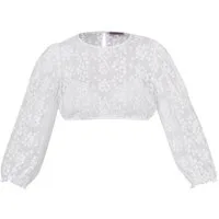 MarJo Dirndlbluse Dirndlbluse Kammerstein weiß