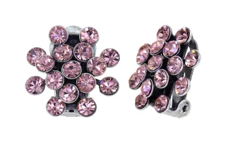 konplott - Ohrringe mit Clip - Magic Fireball pink