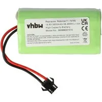 vhbw Akku passend für Eufy RoboVac 30, 11S Max, 15C Max, 15T, 11S, 25C, 25C Staubsauger-Akku Akku Li-Ion 2600 mAh (14,4 V, 1 St), Leistungsfähiger Austausch-Akku für Ihren Saugroboter