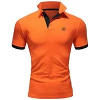 Amaci&Sons Poloshirt MEMPHIS Basic Kontrast Polo Shirt