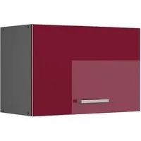 Vicco Hängeschrank R-Line, Rot Hochglanz/Anthrazit, 60 cm Flach (1-St)